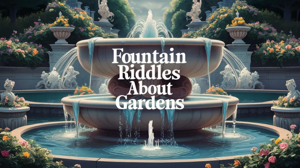 Fountain Riddles About Gardens