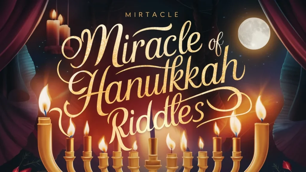 Hanukkah Candle Riddles